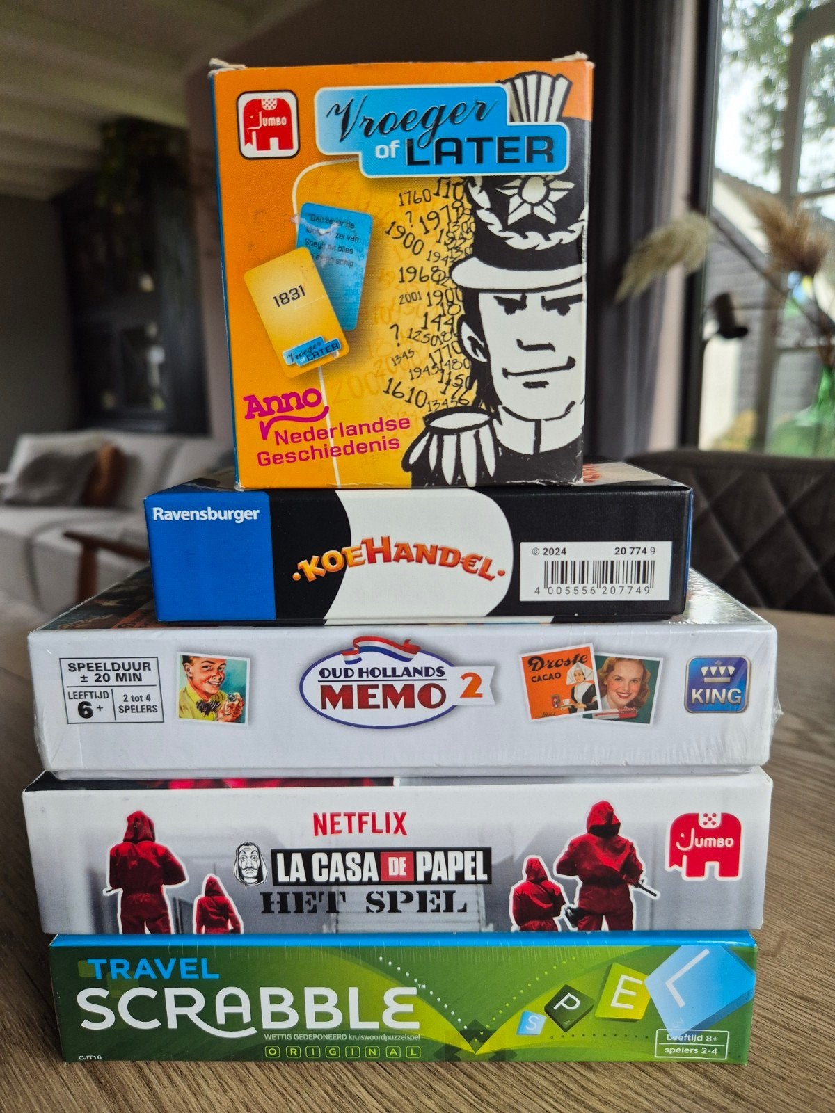 5 x leuke gezelschapsspellen voor bv sinterklaas, Ophalen of Verzenden, Zo goed als nieuw