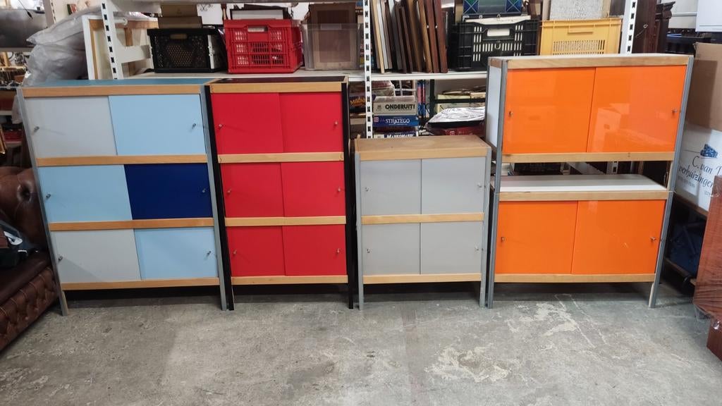 Kewlox modulair wandsysteem kasten vintage, Huis en Inrichting, Ophalen, Gebruikt, ., .