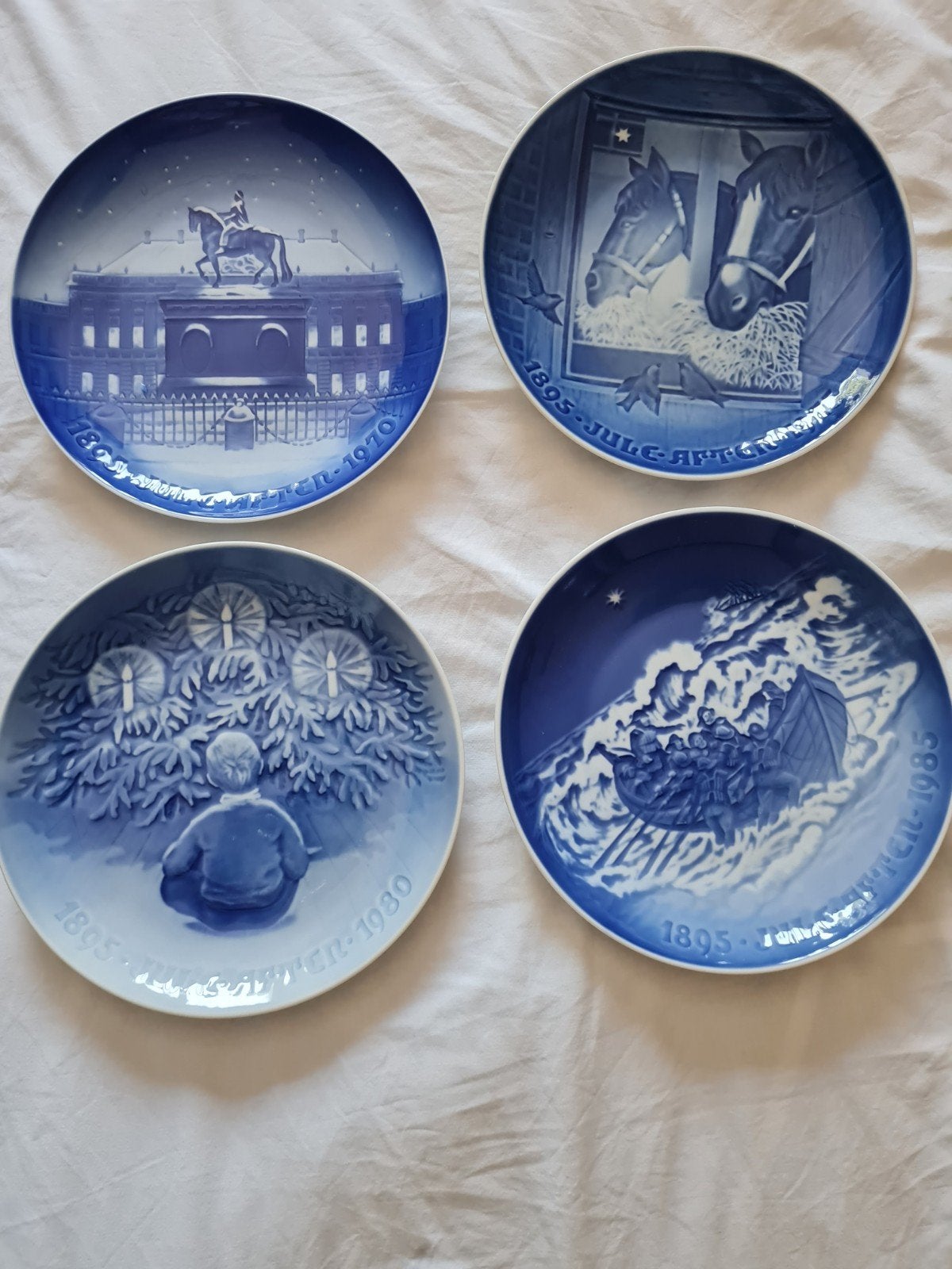 Deense porseleinen verzamelborden B&G, Antiek en Kunst, Antiek | Wandborden en Tegels, Ophalen of Verzenden