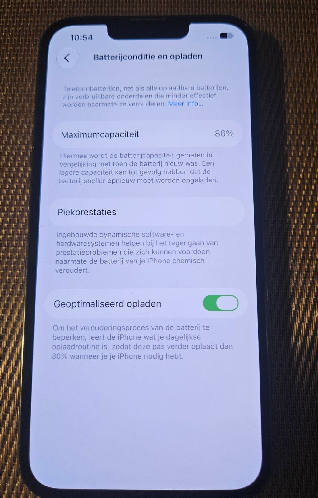 Foto 4 van iPhone 13 Pro 256GB Grafiet - 86% batterijconditie
