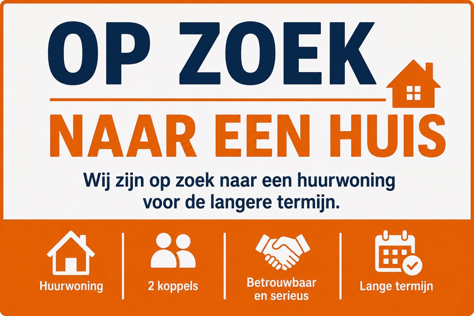 Ik zoek een huurwoning, Huizen en Kamers, Op zoek naar een huis
