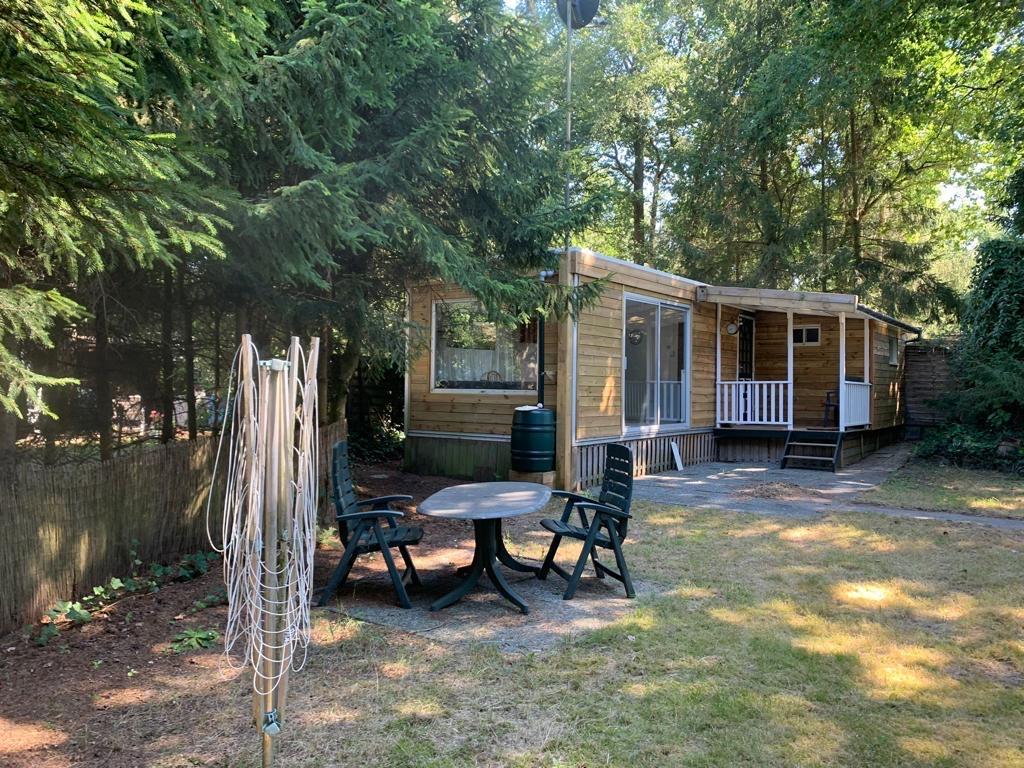 Sfeervol chalet te koop op camping de schoapvolte in Eext, Huizen en Kamers, Chalet, Verkoop zonder makelaar, Drenthe, 2 slaapkamers