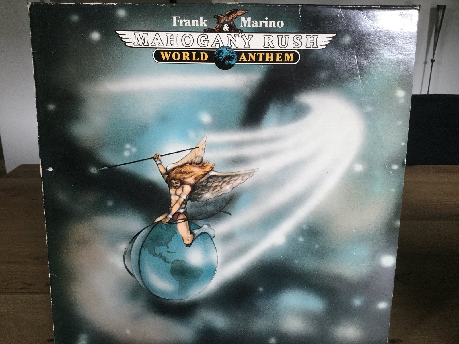 Frank Marino & the Mahogany Rush-World anthem. Vinyl lp., Ophalen of Verzenden, Zo goed als nieuw, 12 inch