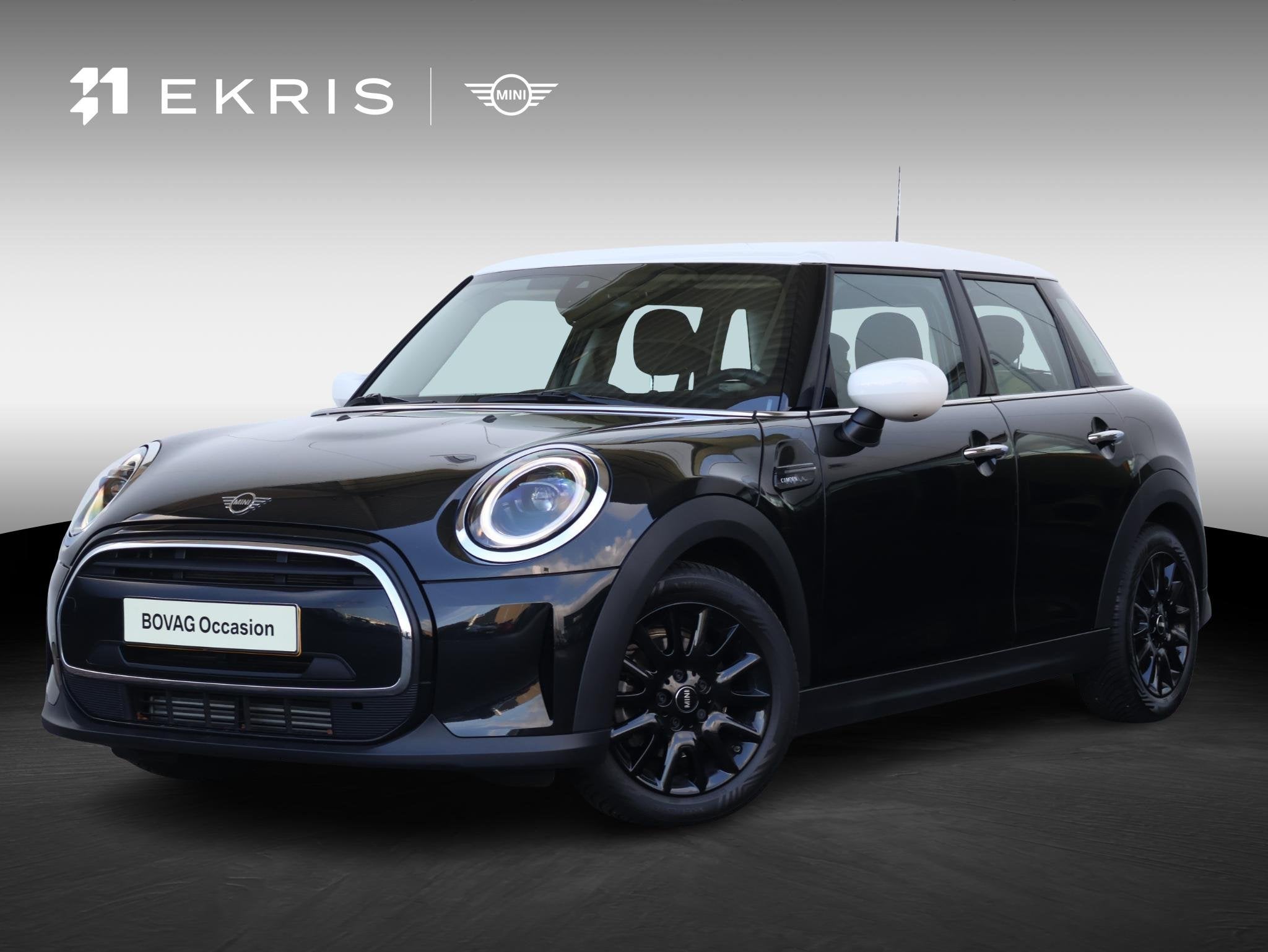 MINI 3-deurs Cooper Camden Edition / PDC / Climate Control /, 12 maanden, Gebruikt, Zwart, Origineel Nederlands