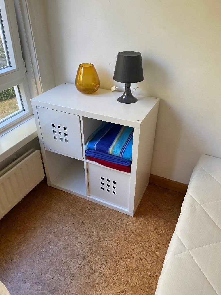 White 4-Cube Storage Cabinet – Good Condition, Huis en Inrichting, Ophalen, Gebruikt