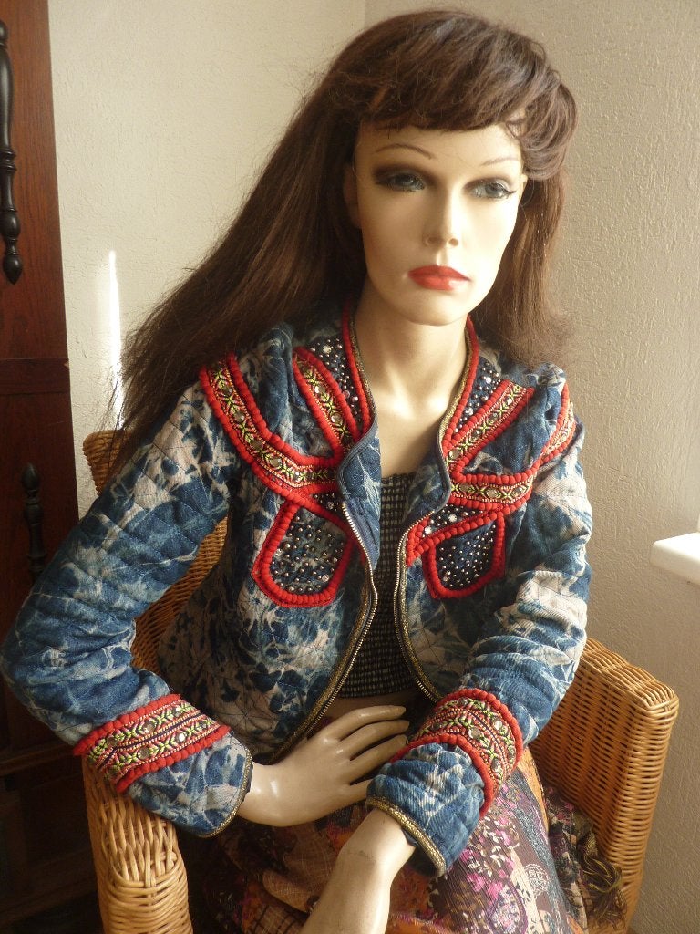 Prachtig nieuw Ambika jasje, Kleding | Dames, Maat 38/40 (M), Blauw, Ophalen of Verzenden, Zo goed als nieuw