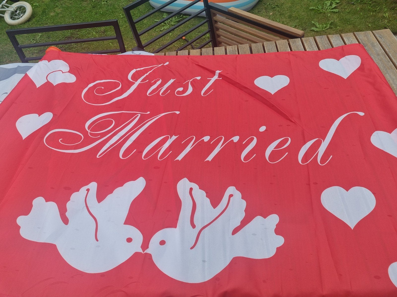 Just married vlag, Diversen, Ophalen of Verzenden