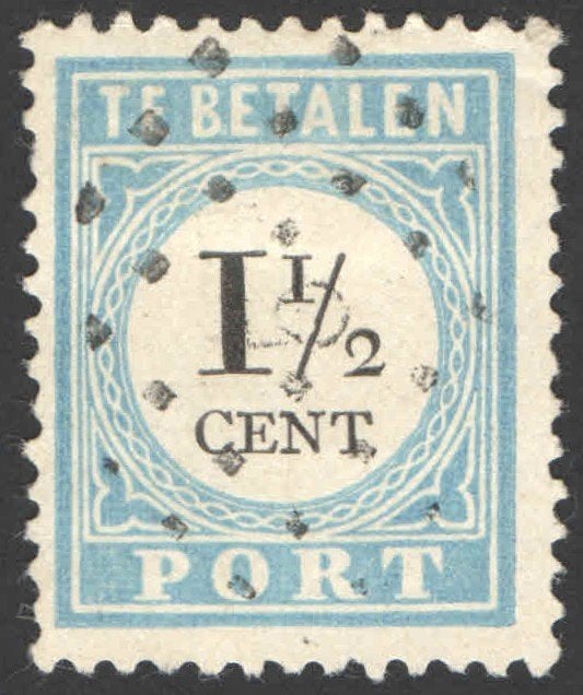 Nederland Port 4D Type I gestempeld 1881, Ophalen of Verzenden, T/m 1940, Gestempeld