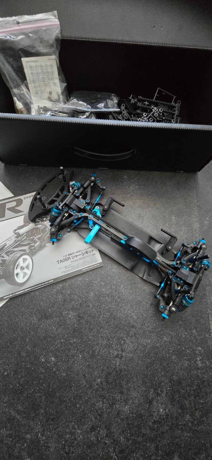 Tamiya ta08r zgan met certificaat, Zo goed als nieuw, Schaal 1:10, Auto onroad, Ophalen