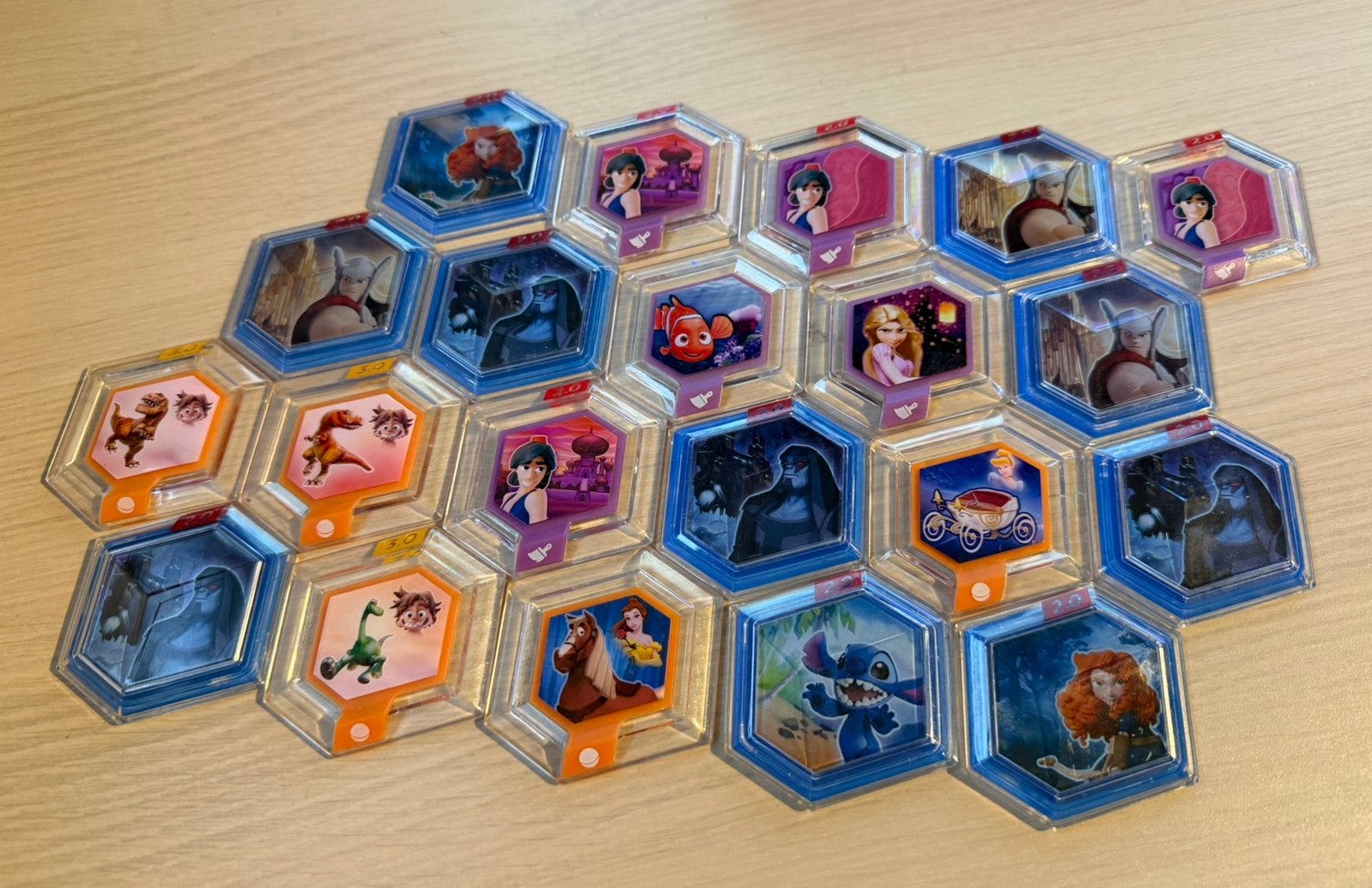 Disney Infinity Power Discs, plaatjes en Werelden, Verzamelen, Disney, Ophalen of Verzenden, Overige figuren, Zo goed als nieuw