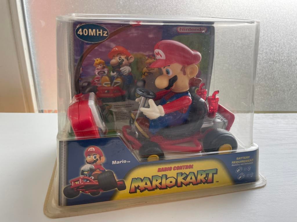 Vintage Mario Kart RC radiografisch NIEUW, Ophalen of Verzenden, Nieuw, Overige schalen, Auto onroad