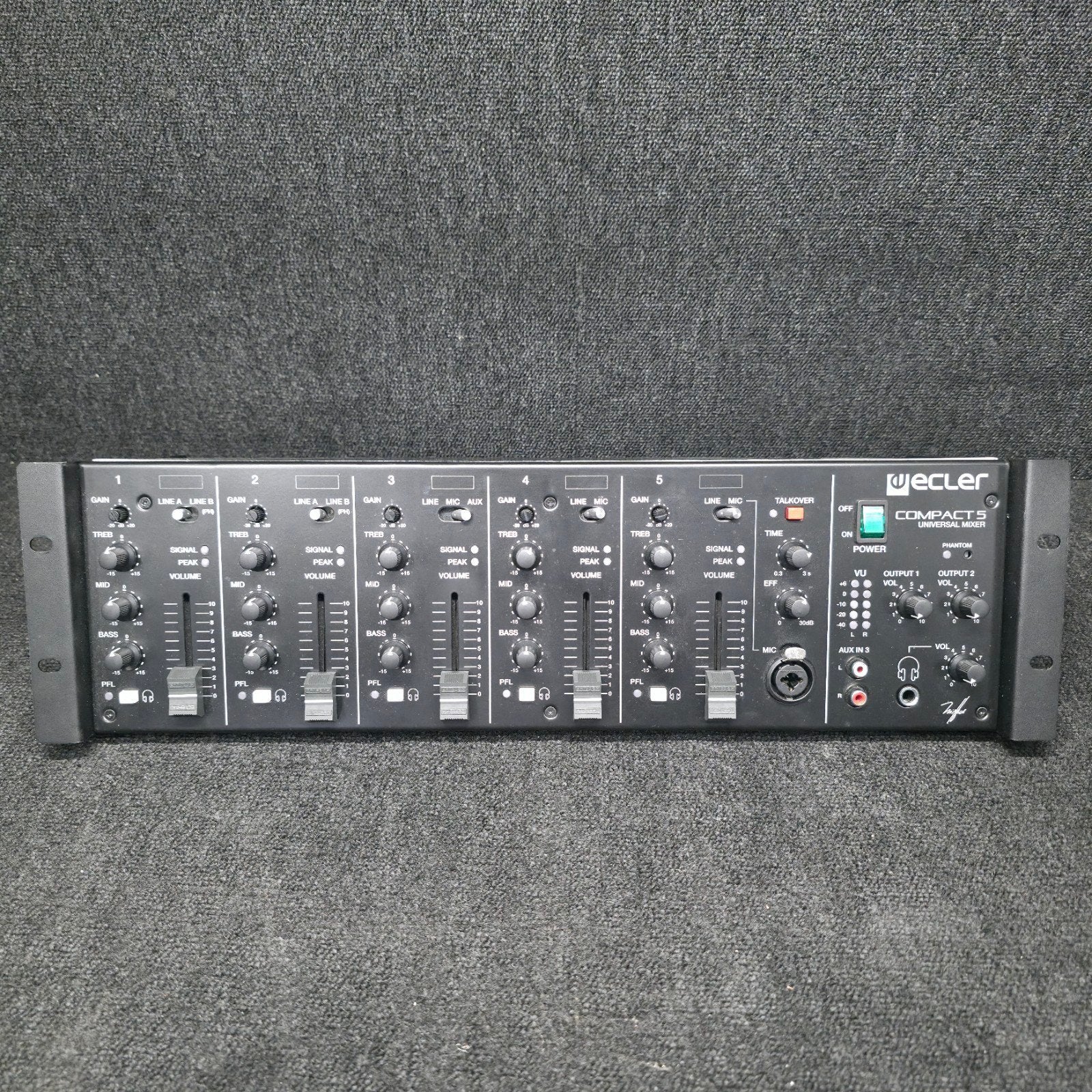 ECLER  COMPACT 5  mixer / mengpaneel, Ophalen of Verzenden, 150 watt of meer, Overige merken