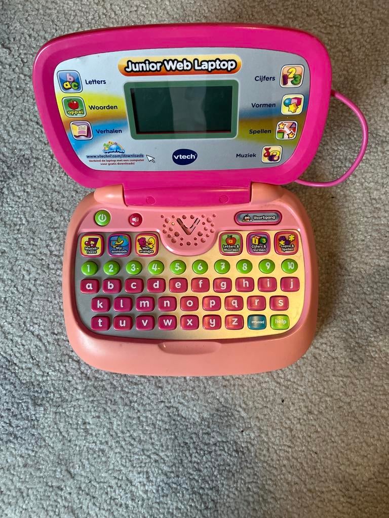 Vtech Junior Web Laptop - Leerzaam speelgoed!, Ophalen, Gebruikt, Taal en Lezen, Met geluid