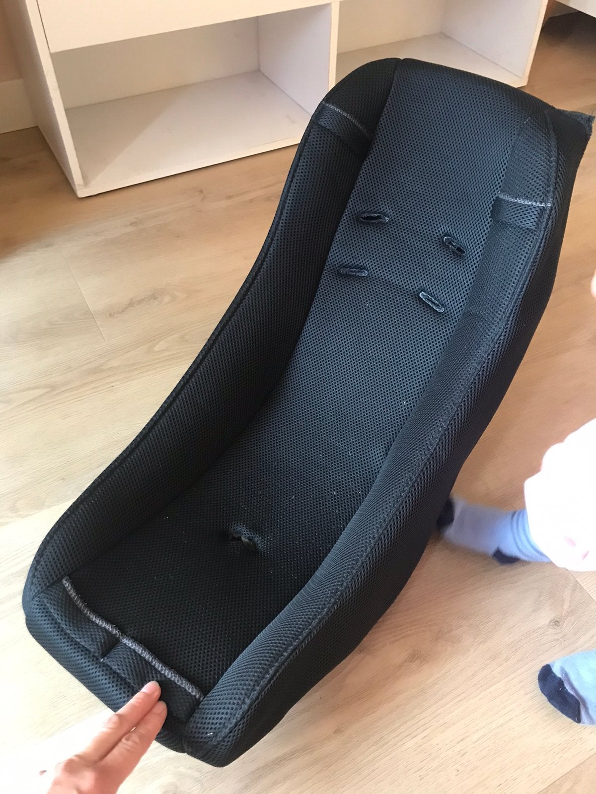 Babyschaal bakfiets met wasbare hoes, Ophalen, Zo goed als nieuw, 1 kind