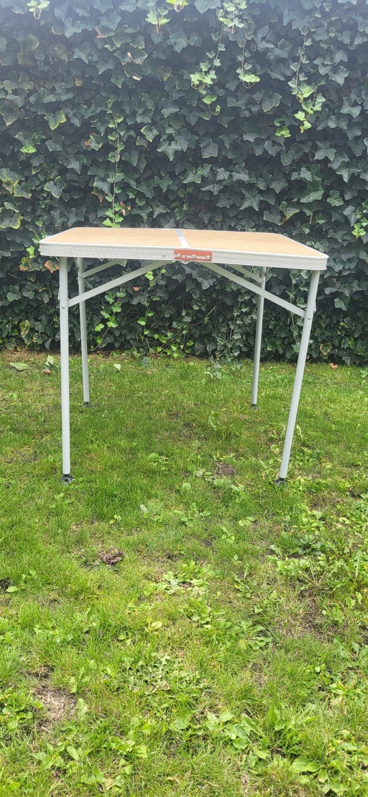 camping tafel decathlon 80x80 4 pers., Ophalen, Gebruikt, Campingtafel