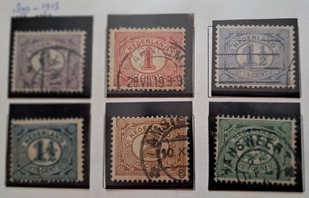 Nederland: Gestempelde losse zegels 1899-1913/1923/1934/1939, Ophalen of Verzenden, Gestempeld