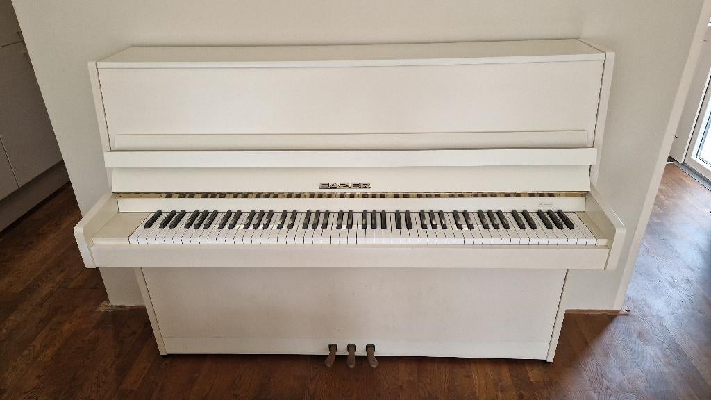 Fazer Finlandia piano (wit), Muziek en Instrumenten, Piano's, Ophalen, Gebruikt, Wit, Piano