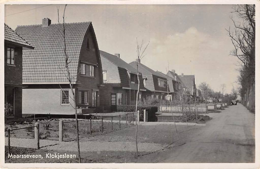 Maarsseveen Klokjeslaan 1938 Fotokaart Maarssen Utrecht, Verzenden, 1920 tot 1940, Ongelopen, Utrecht