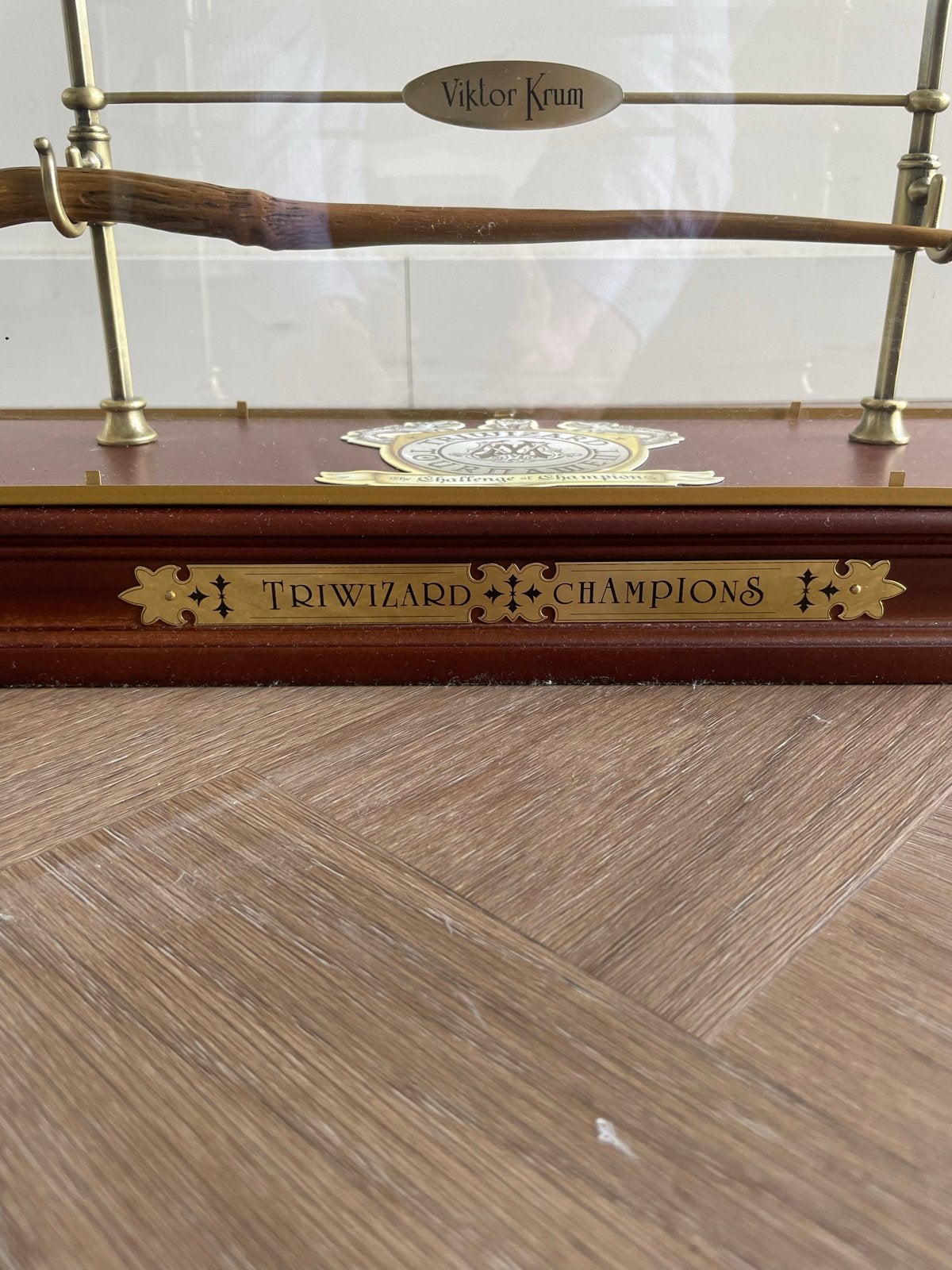 Harry Potter Triwizard Champions toverstokken set, Ophalen, Zo goed als nieuw, Replica