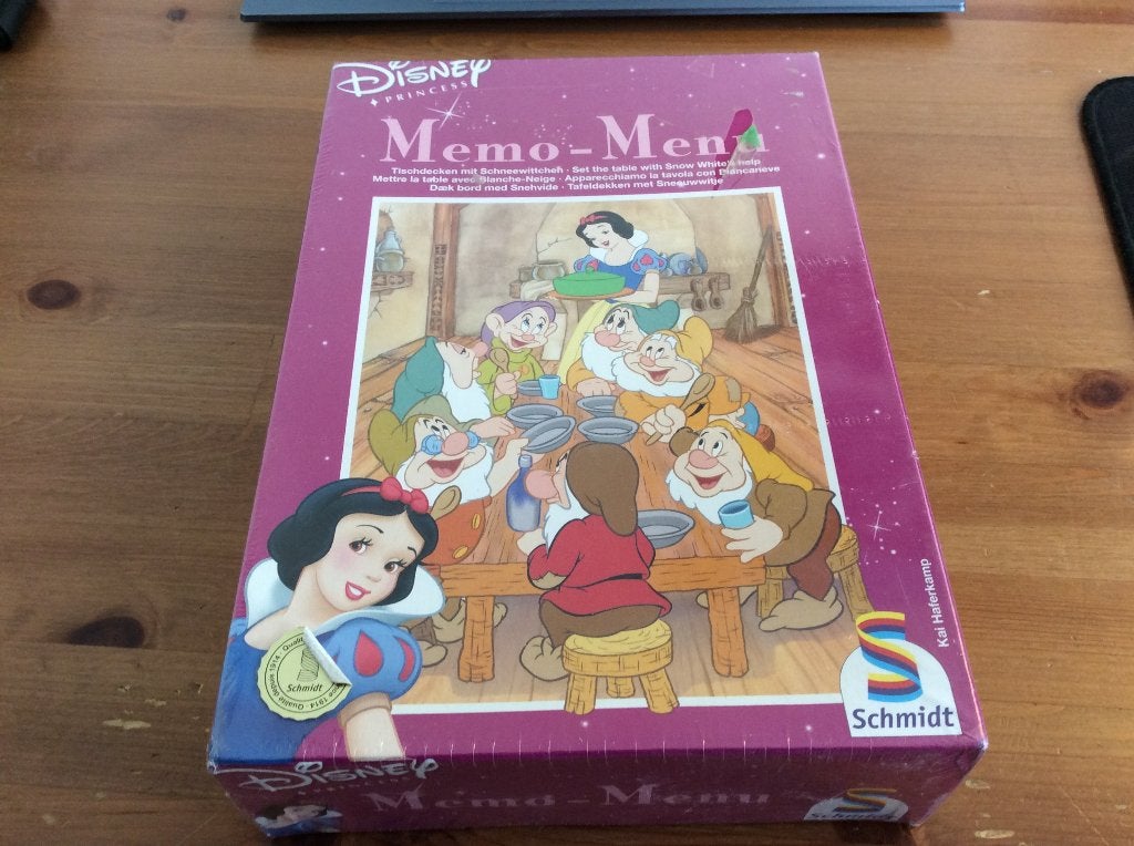 Memo Menu, tafel dekken met Sneeuwwitje. Disney. Nieuw, Ophalen of Verzenden, Nieuw, Schmidt