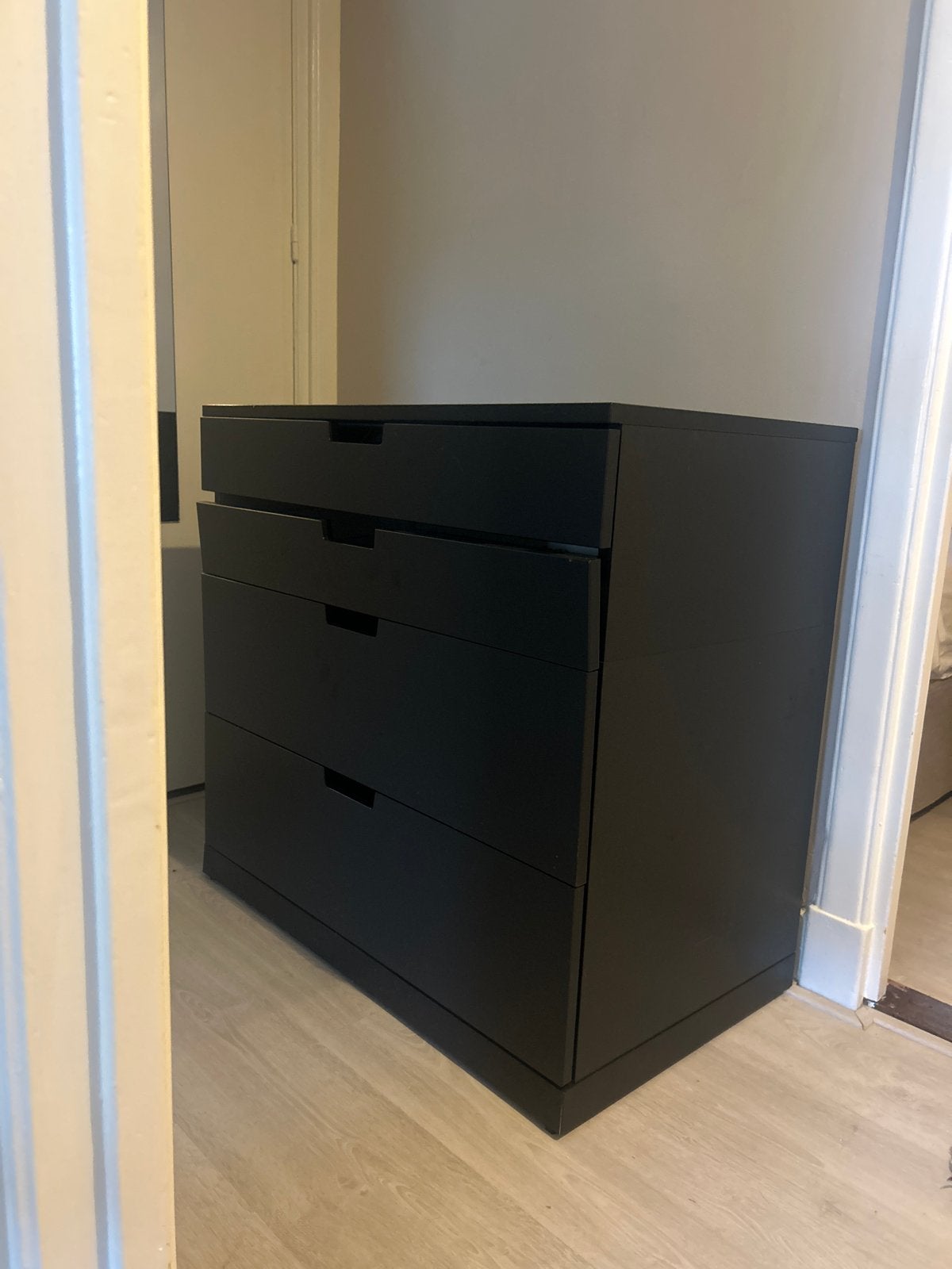 Ikea NORDLI ladekast zwart (gebruikt), Ophalen, Gebruikt, 50 tot 100 cm, 3 of 4 laden