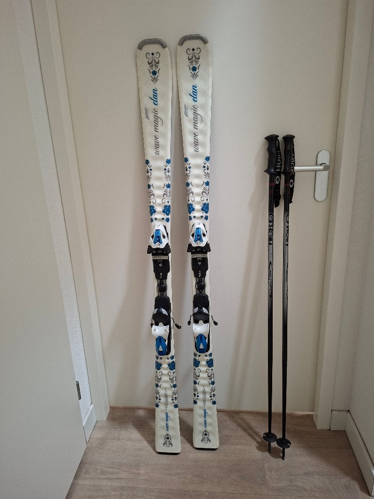 Elan Carve Skies met stokken, 140 tot 160 cm, Gebruikt, Carve, Skiën