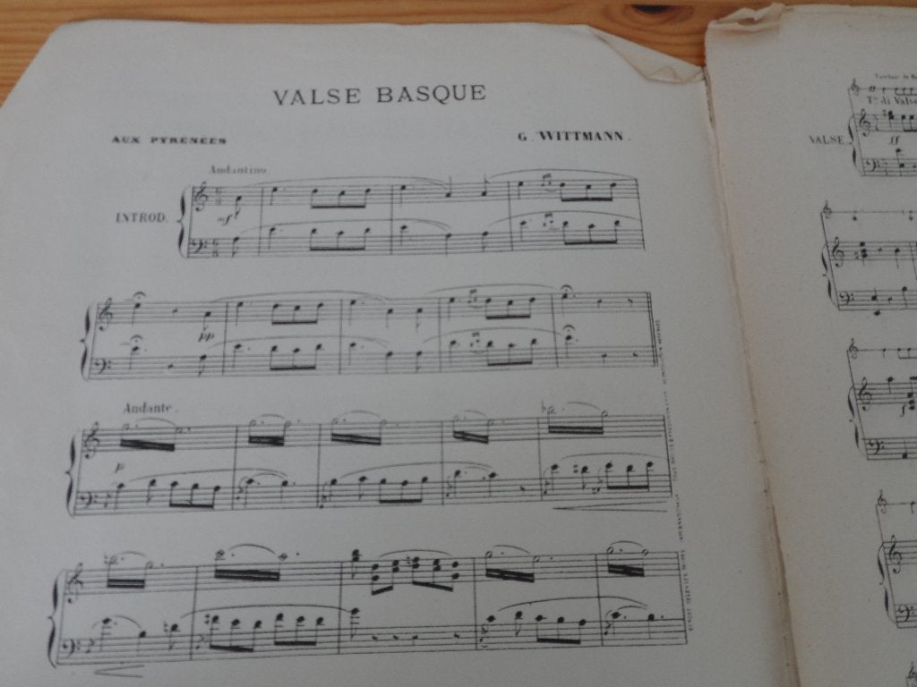 G. Wittmann - valse basque, Muziek en Instrumenten, Gebruikt, Ophalen of Verzenden, Drums of Percussie, Artiest of Componist
