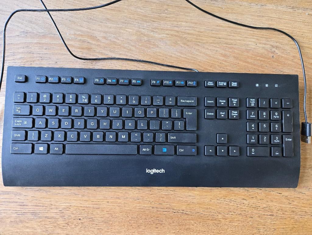Logitech K280e Pro Business toetsenbord, Computers en Software, Toetsenborden, Gebruikt, Logitech, Ophalen of Verzenden, Qwerty