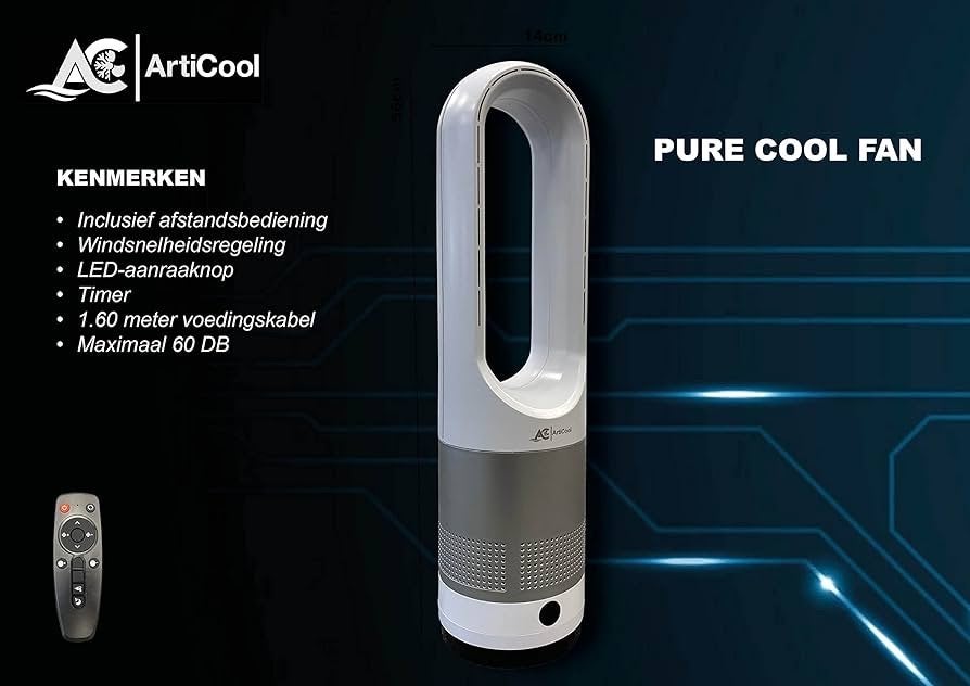 NIEUW IN DOOS | Torenventilator met afstandsbediening, Witgoed en Apparatuur, Ventilatoren, Ophalen of Verzenden, Ventilator met afstandsbediening