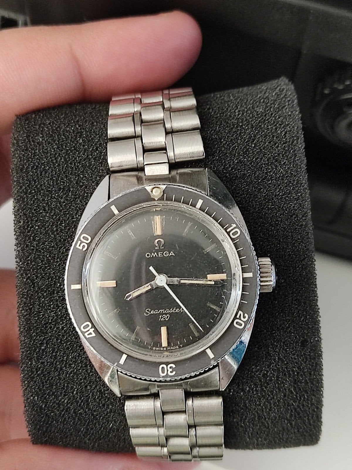 Omega Seamaster 120 535.007 Cal 630 collector piece, Ophalen of Verzenden, Staal, Overige merken