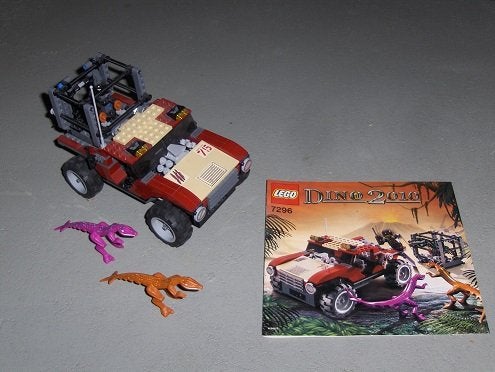 Lego Dino 2010 4wd Trapper 7296, Lego, Ophalen of Verzenden, Zo goed als nieuw, Compleet