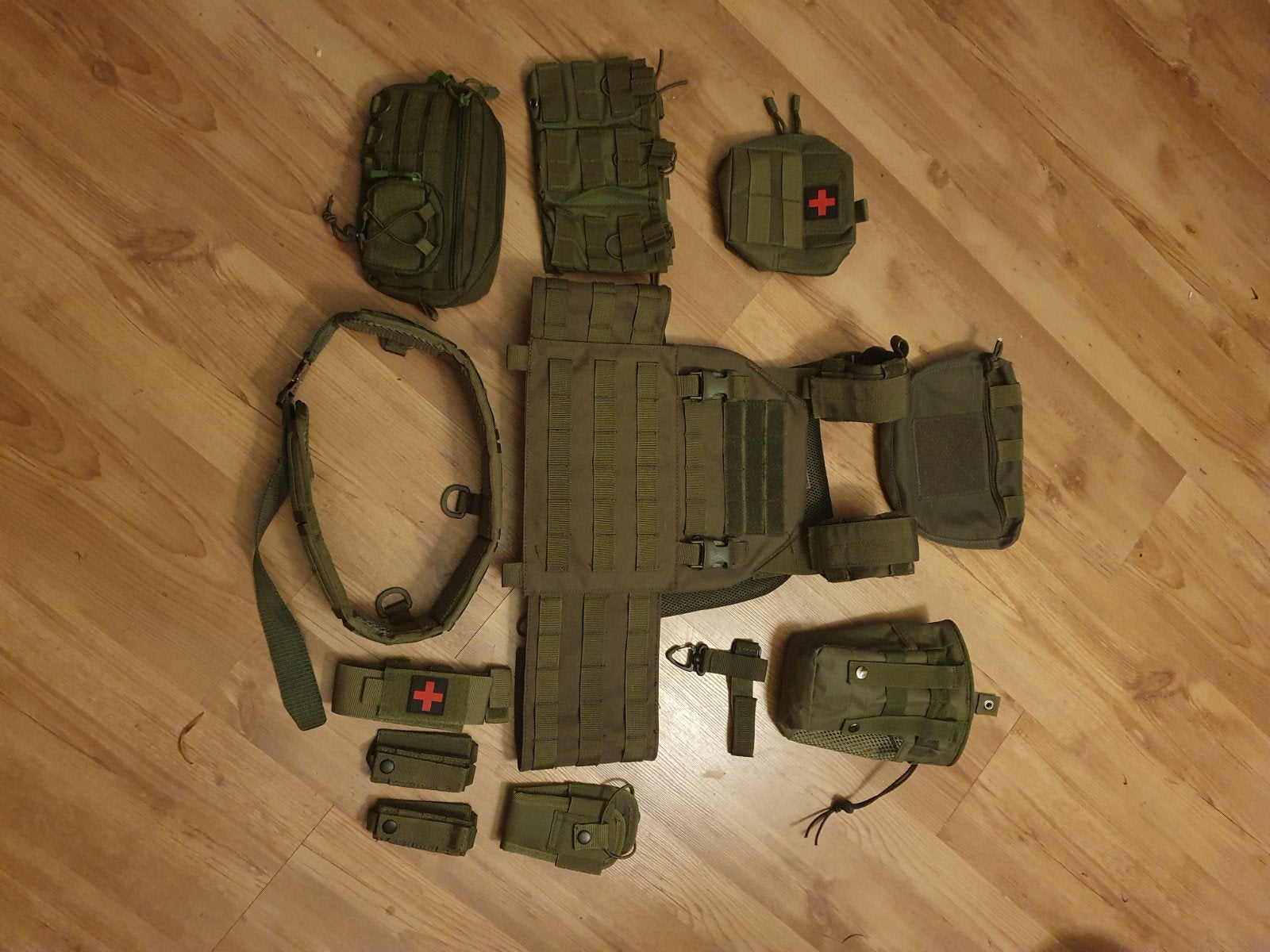 Combat vest/plate carrier, Ophalen of Verzenden, Landmacht, Nederland, Kleding of Schoenen