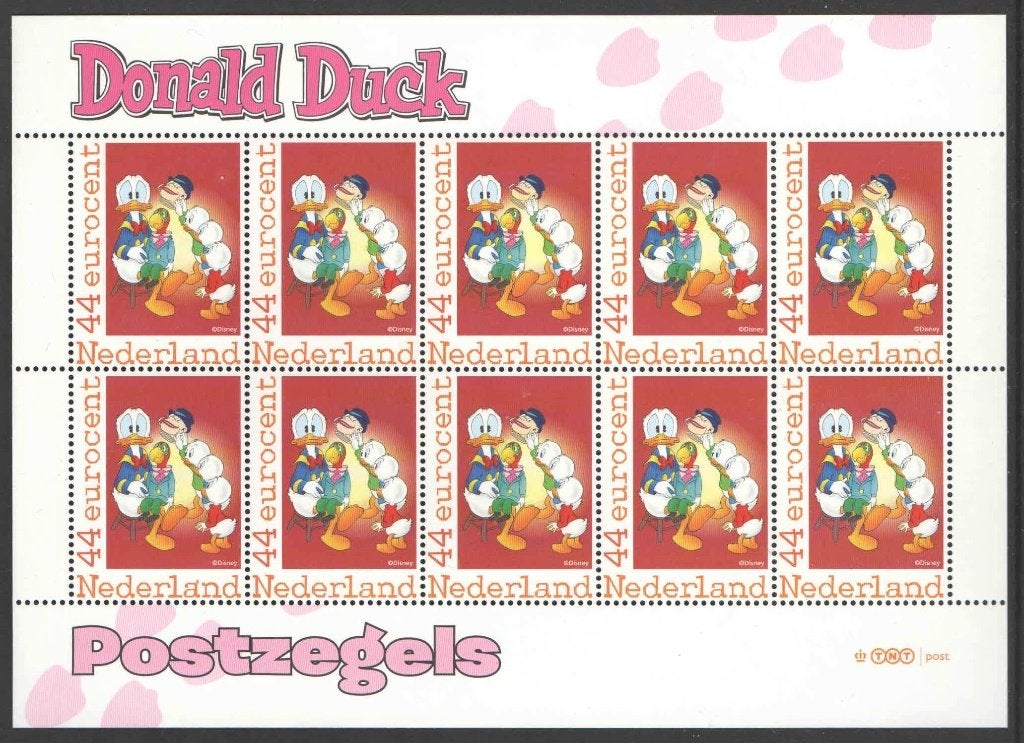 Postzegels Donald Duck, Ontdek Duckstad: Vel 10, Ophalen of Verzenden, Na 1940, Postfris