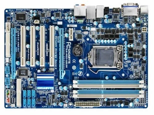 Gigabyte GA-H55-UD3H Moederbord, Computers en Software, Moederborden, Zo goed als nieuw, Intel, DDR3, Ophalen of Verzenden