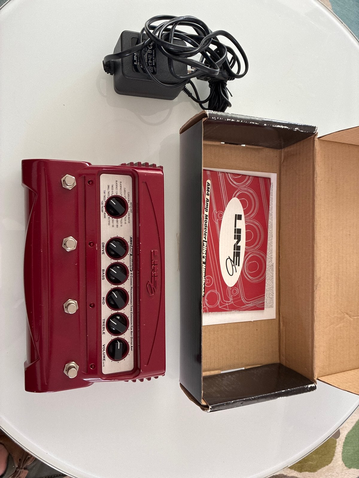 Vintage Line 6 am4 Amp Modeler - Gitaar Multi-effect Pedaal, Ophalen of Verzenden, Gebruikt, Multi-effect