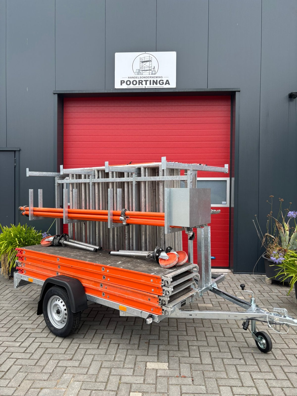 Complete altrex rolsteiger 10.2 m wh set te koop, Ophalen, Gebruikt, Poortingaverhuur@gmail.com, 5 meter of hoger