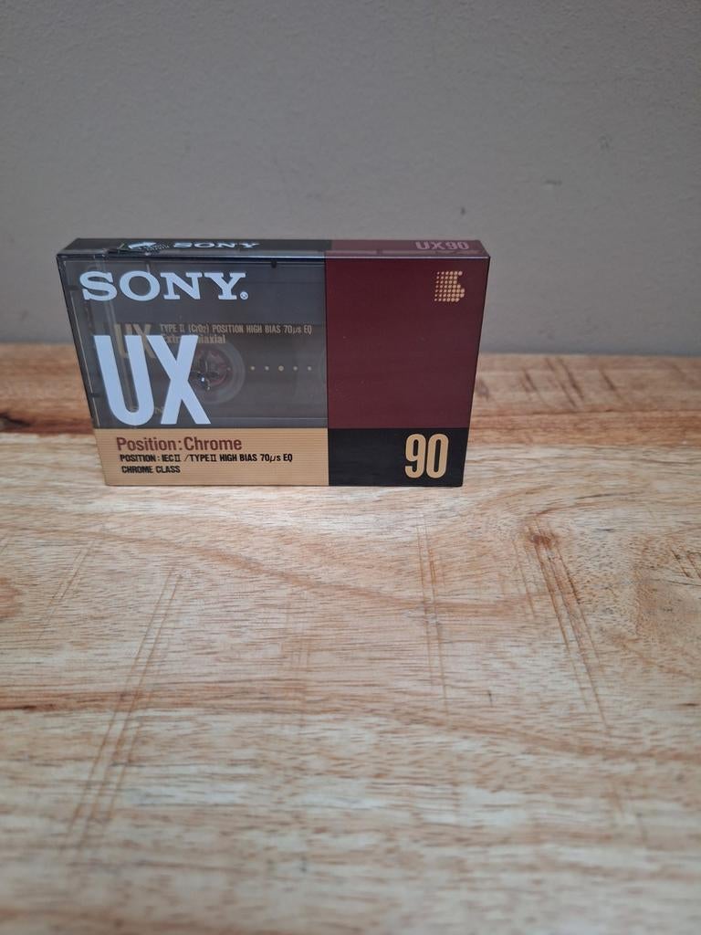 Sony UX 90 Type II Cassettebandje - Nieuw in verpakking, Cd's en Dvd's, Cassettebandjes, Ophalen of Verzenden