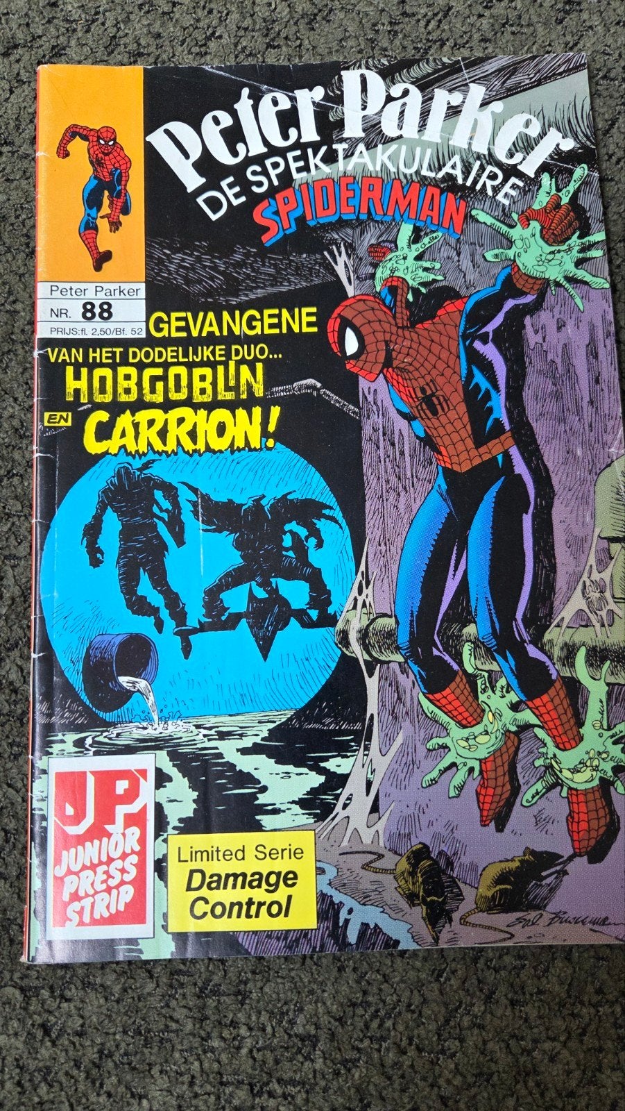Peter Parker De Spektakulaire Spiderman Nr. 88, Gelezen, Eén stripboek, Ophalen of Verzenden, Sal Buscema