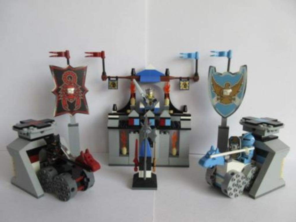 8779 Kasteel set, Castle, Jousting, Knights' Kingdom II, Lego, Ophalen of Verzenden, Zo goed als nieuw, Castle