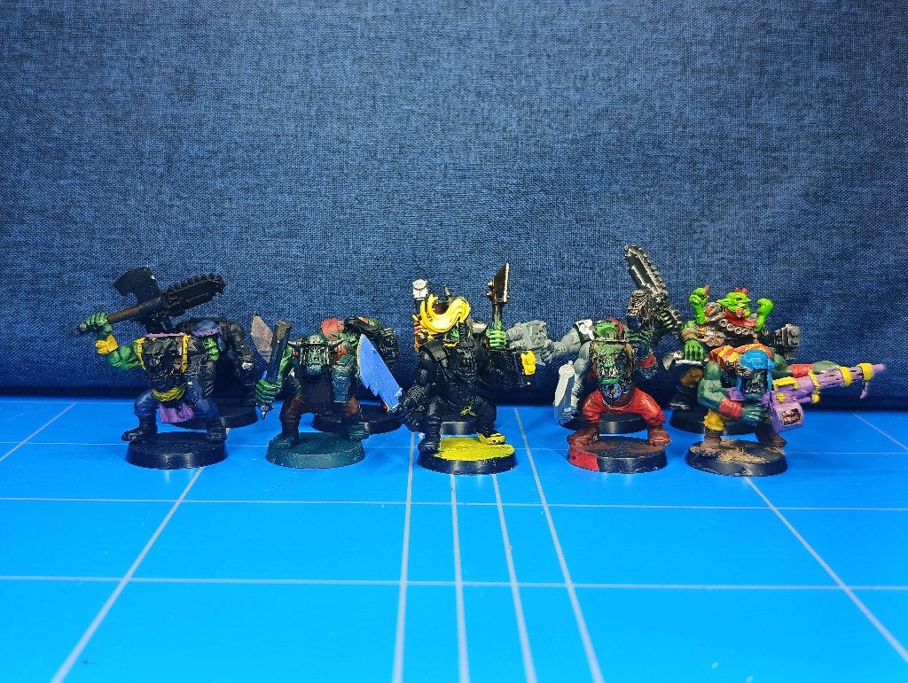 Warhammer 40k Ork Boyz Set 16 Orks, Gebruikt, Warhammer, Ophalen of Verzenden, .