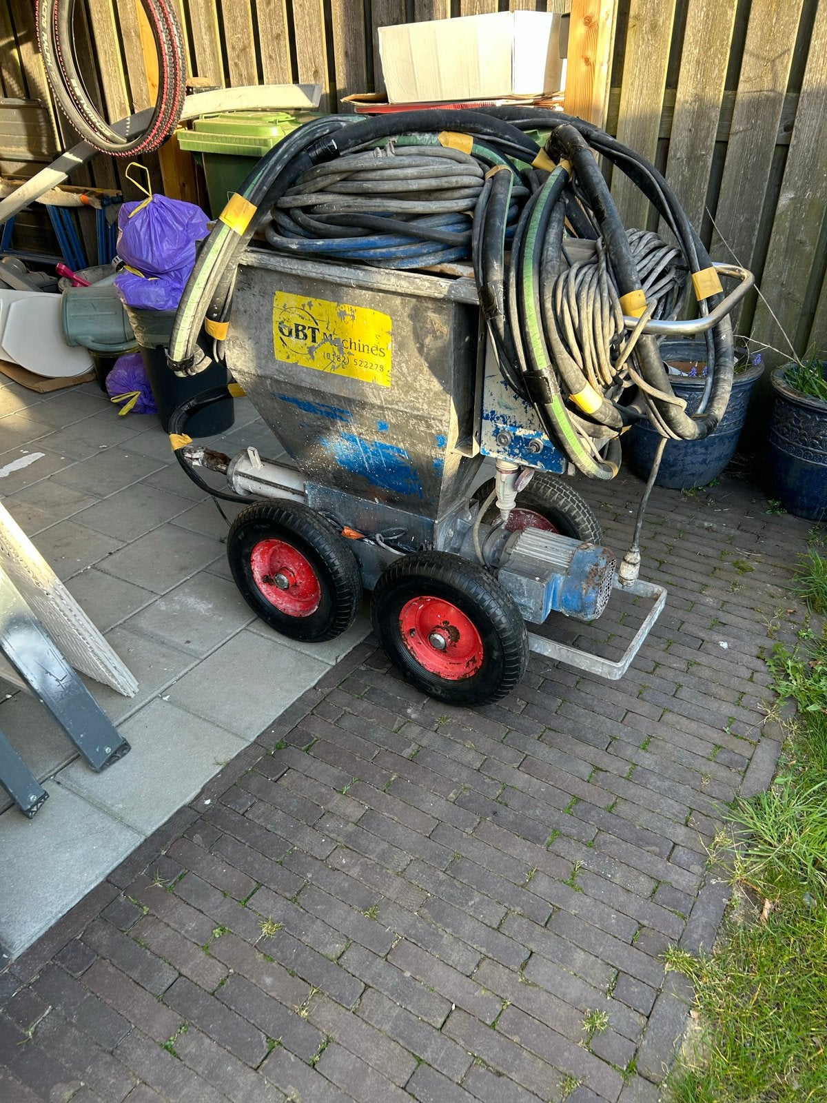 GBT Spackspuit 220V met toebehoren, Ophalen, Gebruikt