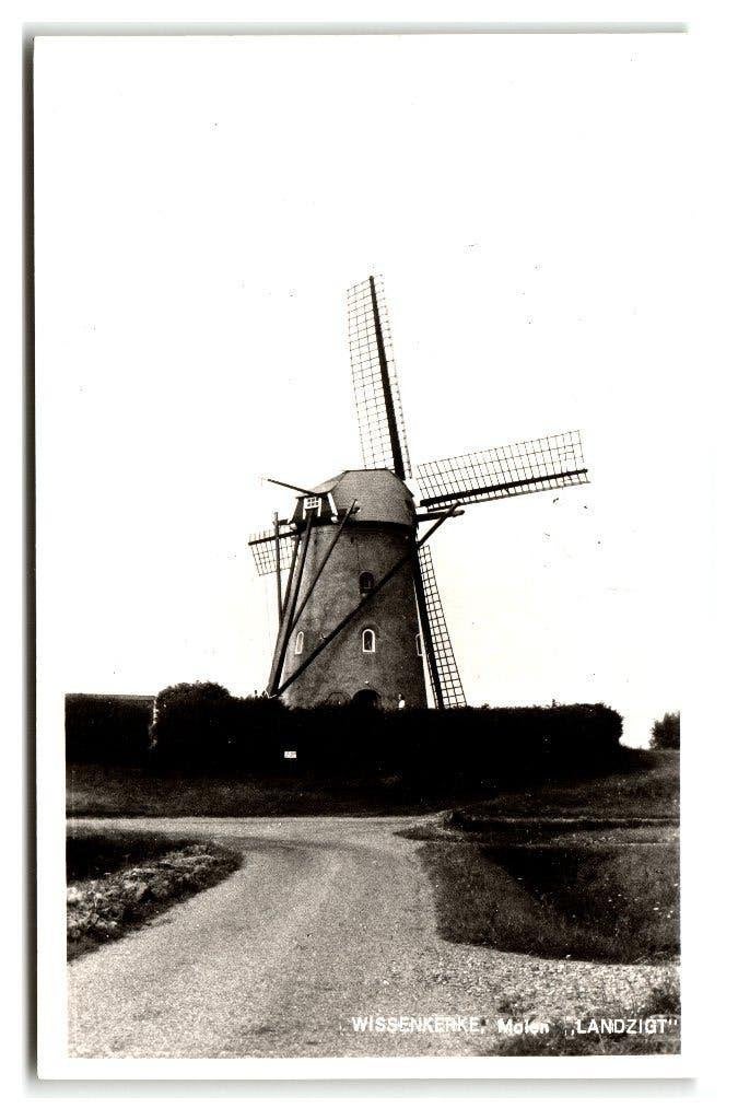 Wissenkerke, Molen "Landzigt", Verzenden, 1960 tot 1980, Ongelopen, Zeeland