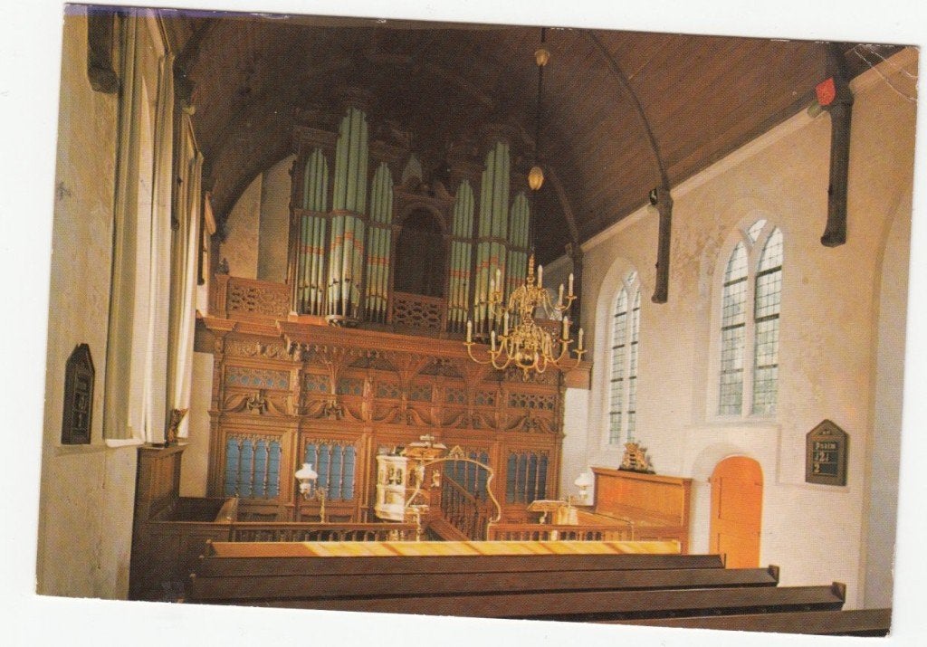 Nw. Ter Aa / Nieuwer Ter Aa -Orgel NH Kerk 1970 Info ak., Verzenden, 1960 tot 1980, Ongelopen, Utrecht