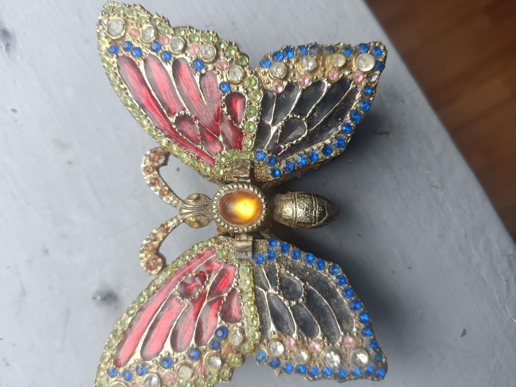 Vlinder doos, Ophalen, Goud, Overige materialen