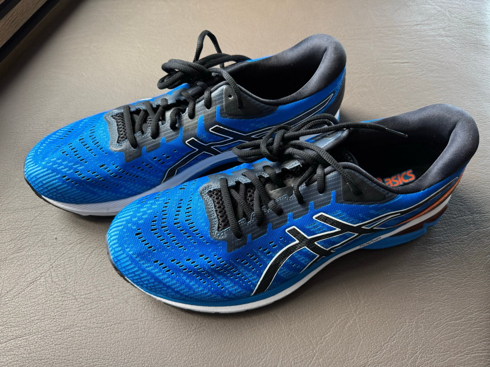 ASICS Gel-Pursue 6 Hardloopschoenen - Blauw/Zwart, Hardloopschoenen, Verzenden, Zo goed als nieuw, Hardlopen