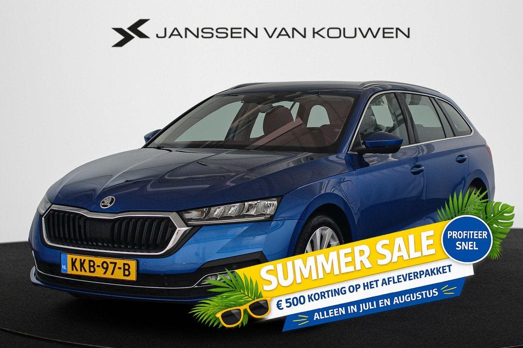 Skoda Octavia Combi 1.4 TSI iV PHEV Business Edition Plus He, Auto's, Skoda, Stof, Plug-in hybride, 13 kWh, 1500 kg