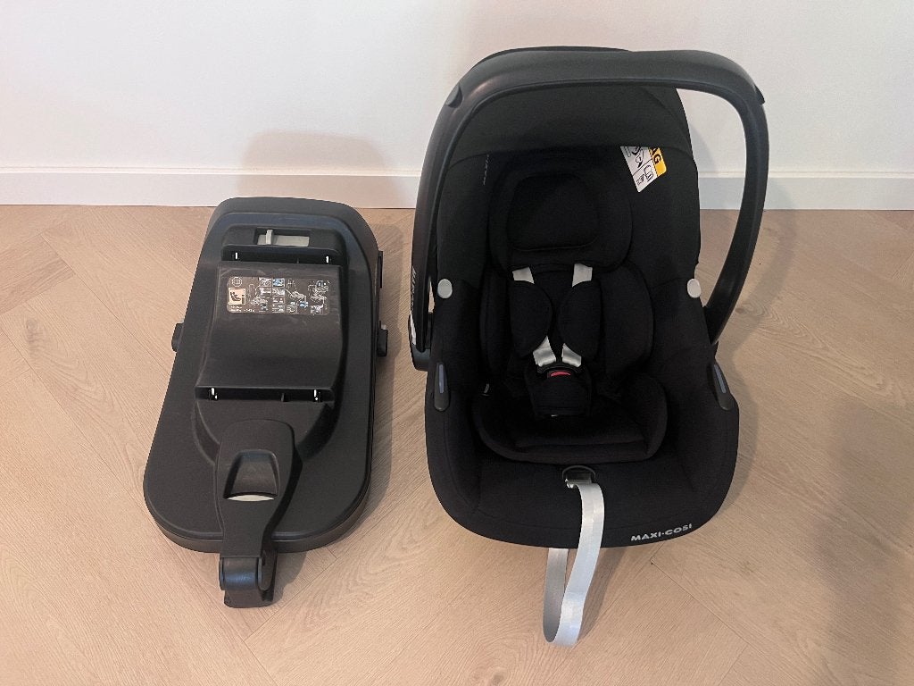 Maxi-cosi autostoel + isofix base, Ophalen, Autogordel of Isofix, Gebruikt, 0 t/m 13 kg