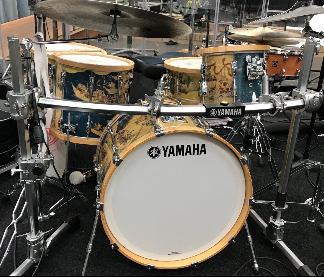 Yamaha Recording Custom 40th Anniversary Washi shell-set, Muziek en Instrumenten, Drumstellen en Slagwerk, Ophalen, Zo goed als nieuw