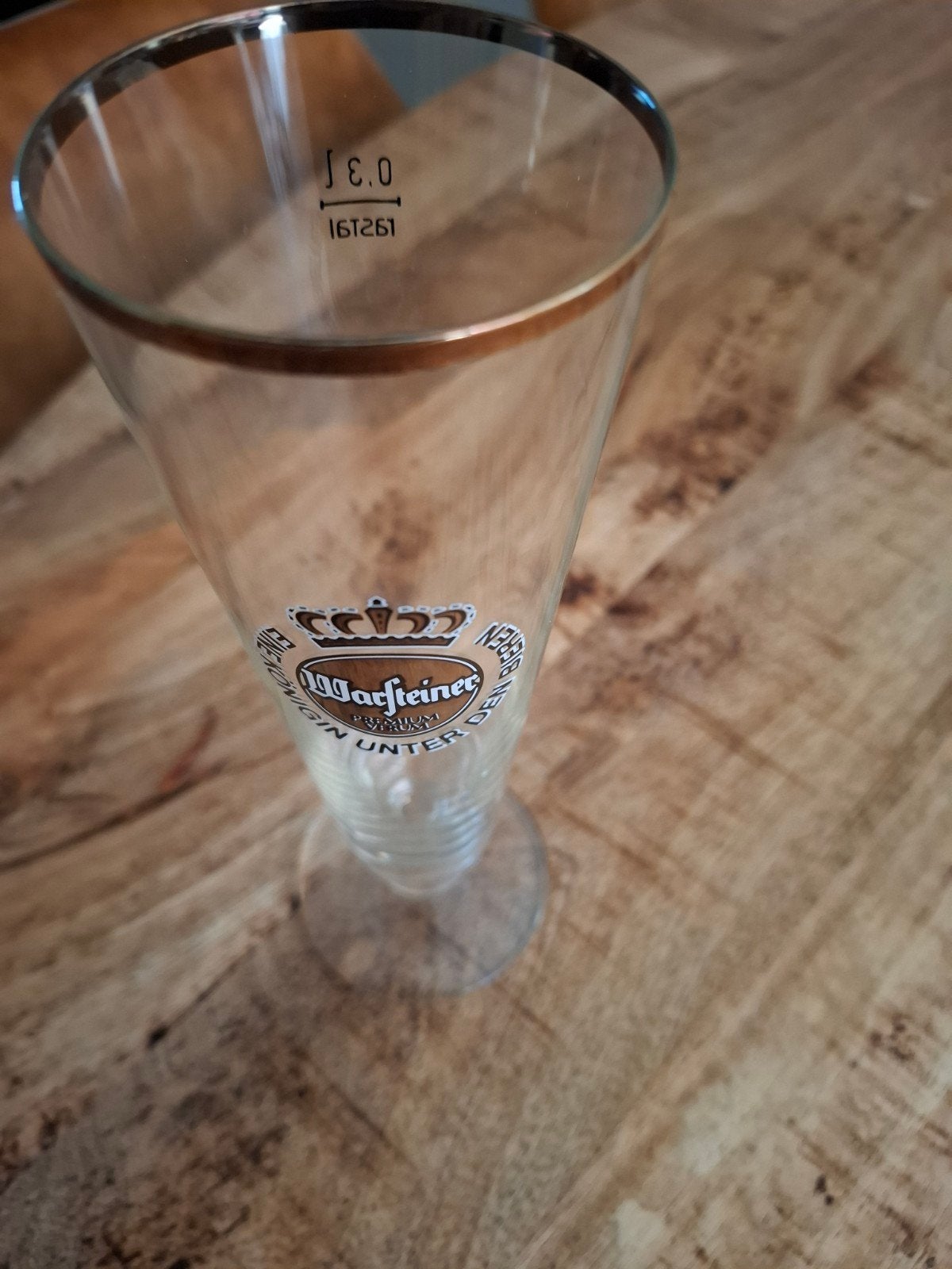bierglas op voet, Verzamelen, Ophalen of Verzenden, Zo goed als nieuw, Bierglas