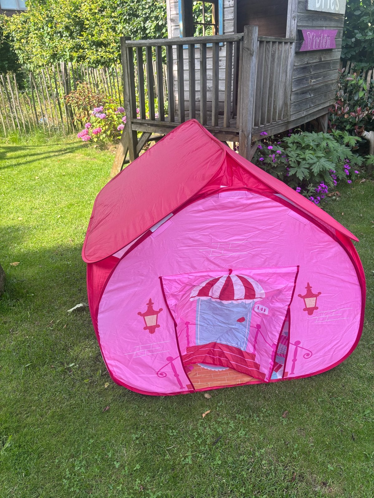 HEMA Pop-up tentje voor peuters - roze speelhuisje, Kinderen en Baby's, Speelgoed | Speeltenten, Ophalen of Verzenden, Gebruikt